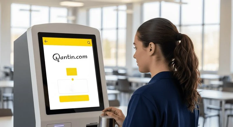 Kantin kart sistemi cihazını kullanan öğrencidir.