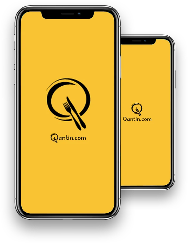 Qantin mobil uygulaması ve kantin programı göreseli